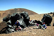 Andesite in the Andes