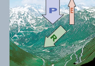 precipitation, evapotranspiration, runoff