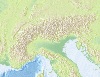 Map of the Alps