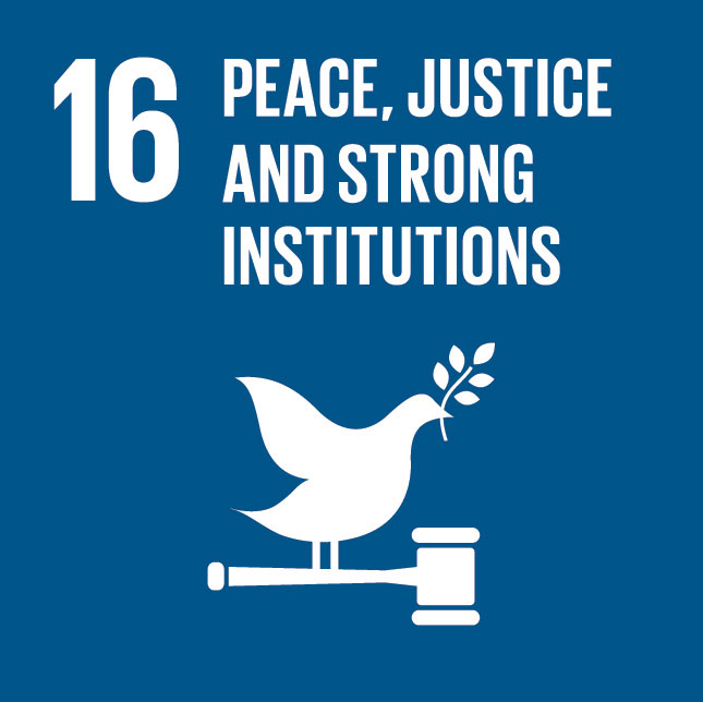 UN SDG 16 - Peace, Justice and Strong Institutions