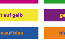 Abb. 17: Beispiele von Farbkombinationen